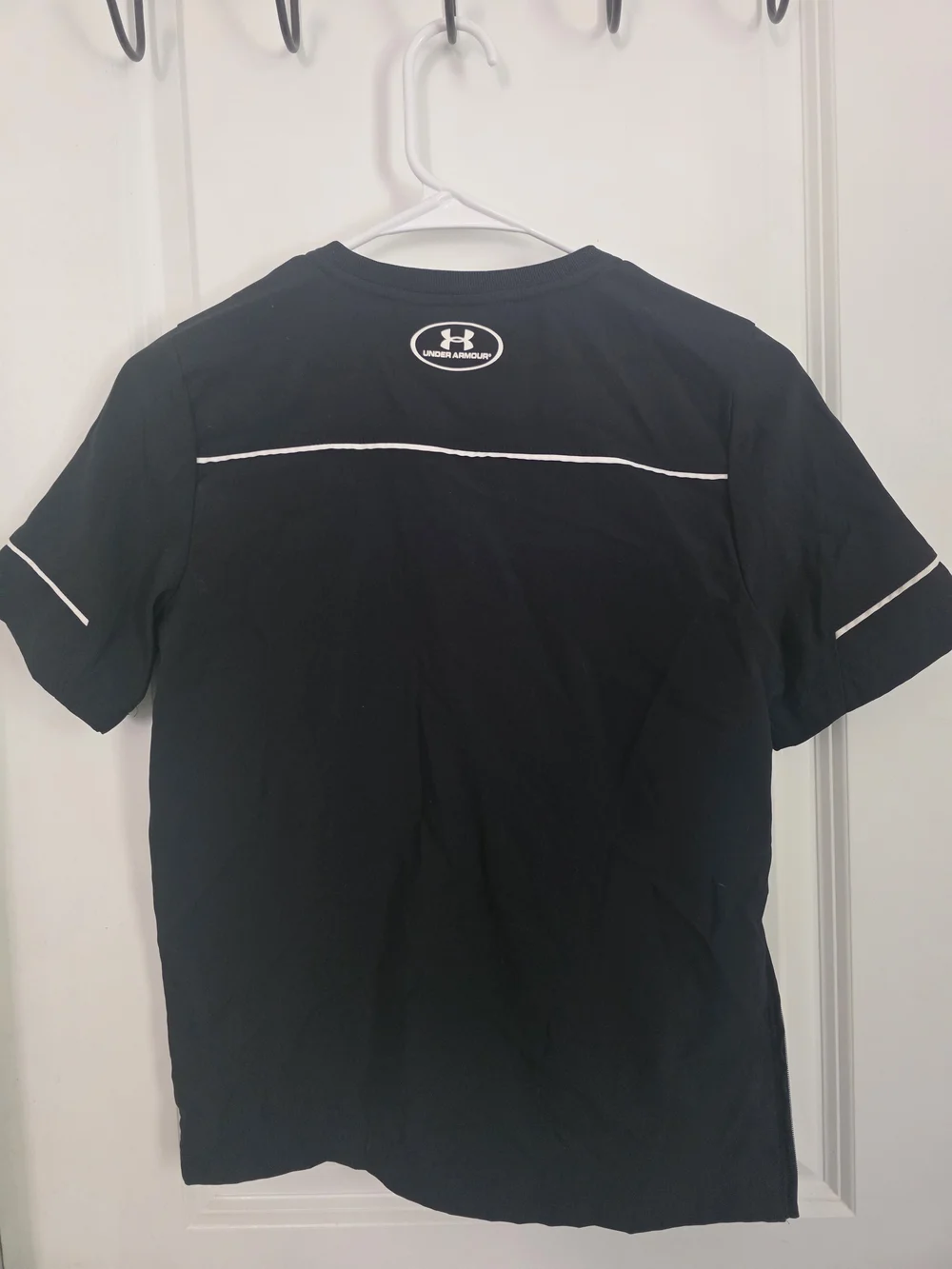 Under Armour Black Short-Sleeve 1/4 Zip Athletic Polo